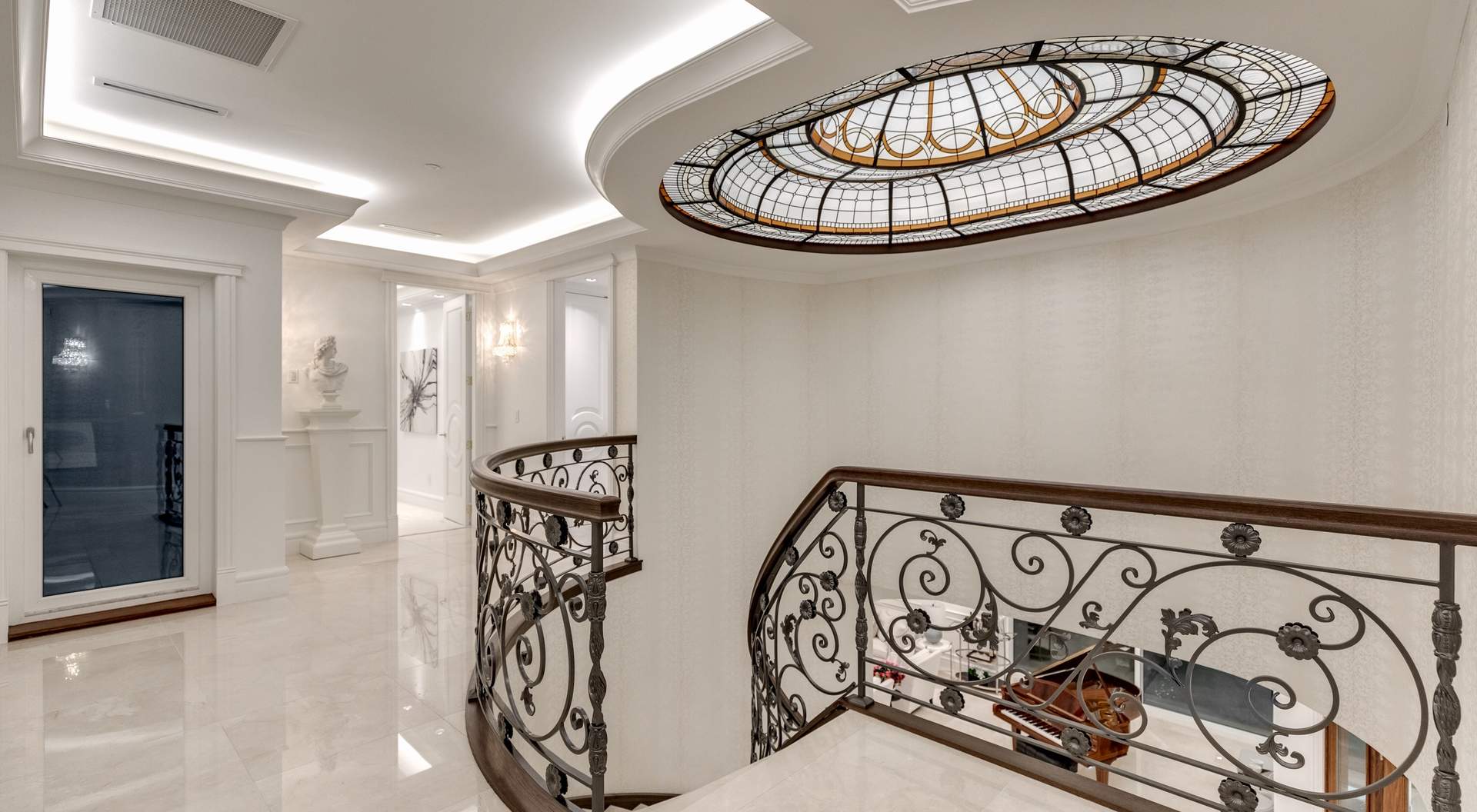 Andover Mansion interior and exterior painting by Crestline Painting